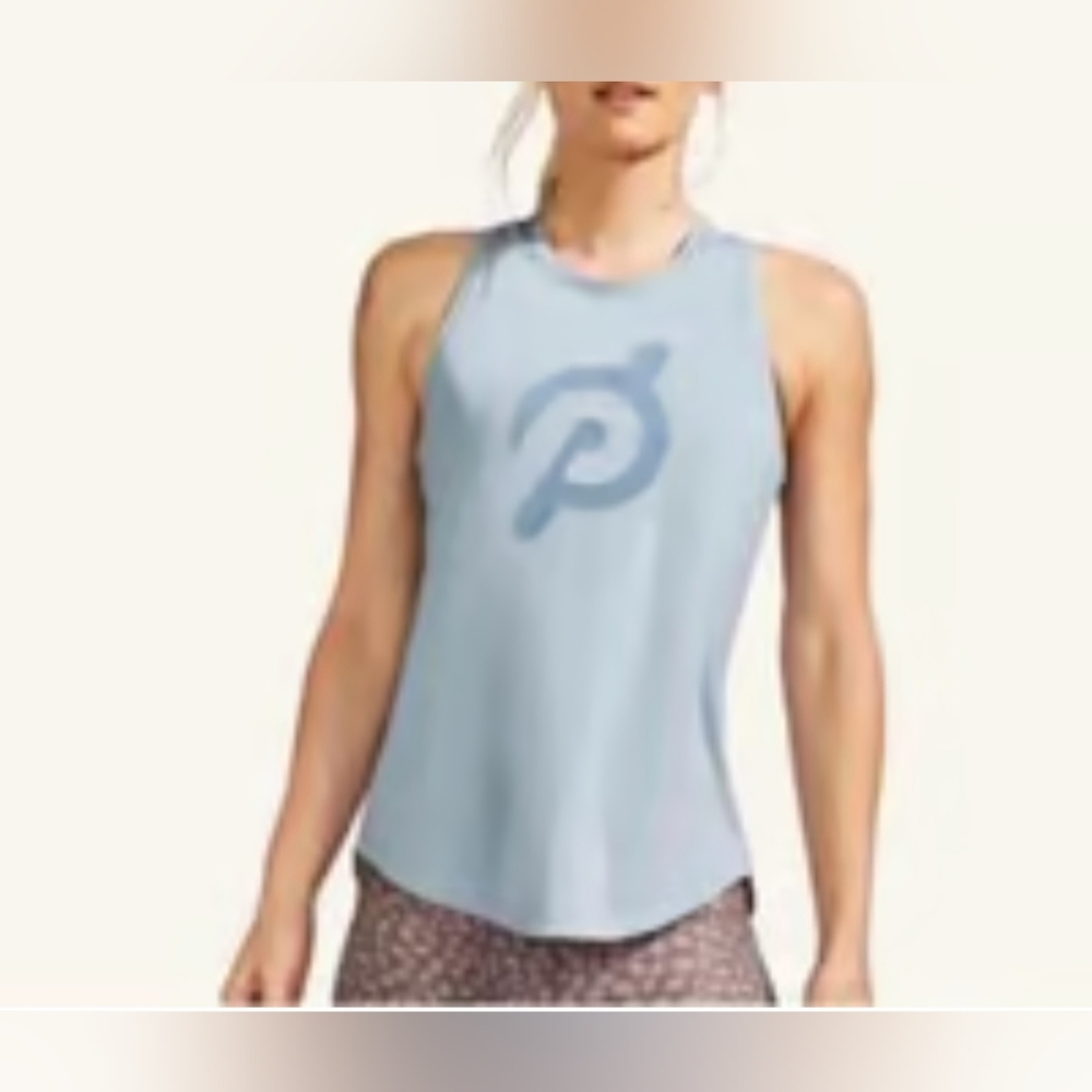 Peloton Light Blue Tank Top